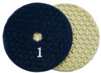 Алмазные гибкие шлифовальные круги КРЕСТИК Pads 5-STEP №1 D100 Алмазные гибкие шлифовальные круги КРЕСТИК Pads 5-STEP №1 D100