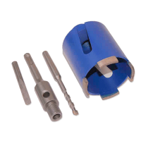 АЛМАЗНАЯ КОРОНКА БЕЗУДАРНАЯ ДЛЯ ПЕРФОРАТОРА SDS-PLUS 110мм АЛМАЗНАЯ КОРОНКА БЕЗУДАРНАЯ ДЛЯ ПЕРФОРАТОРА SDS-PLUS 110мм